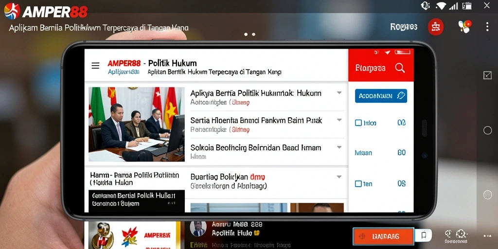 Tampilan antarmuka AMPER88 yang informatif dan responsif.