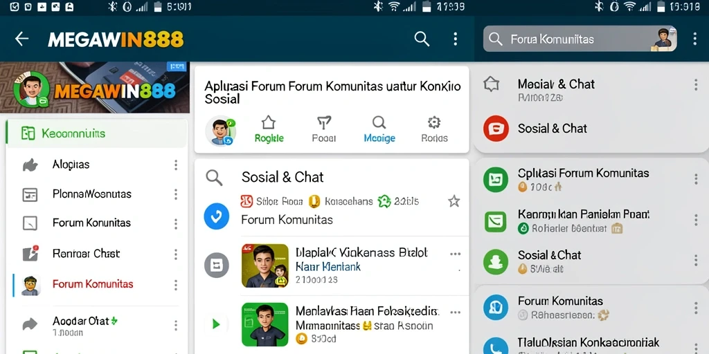 Tampilan antarmuka MEGAWIN888 yang menarik dan interaktif.