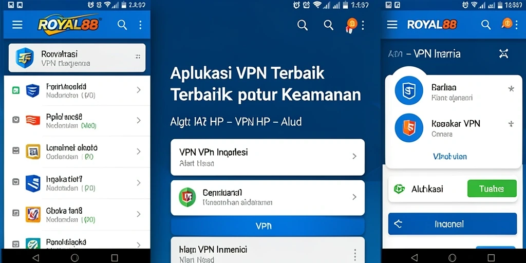 Tampilan antarmuka pengguna ROYAL88 yang sederhana dan efisien.