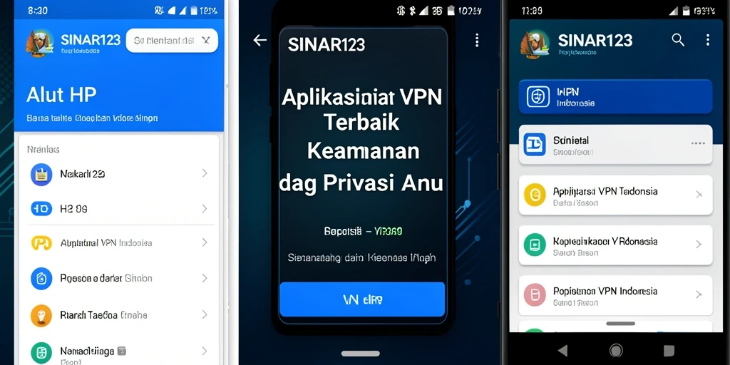 Tampilan antarmuka SINAR123 yang mudah digunakan dan intuitif.